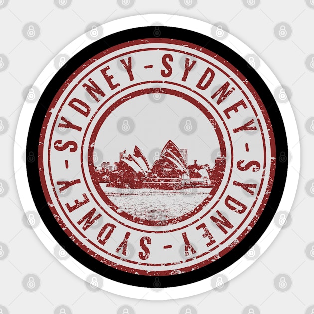 Sydney pride stamp Sticker by SerenityByAlex